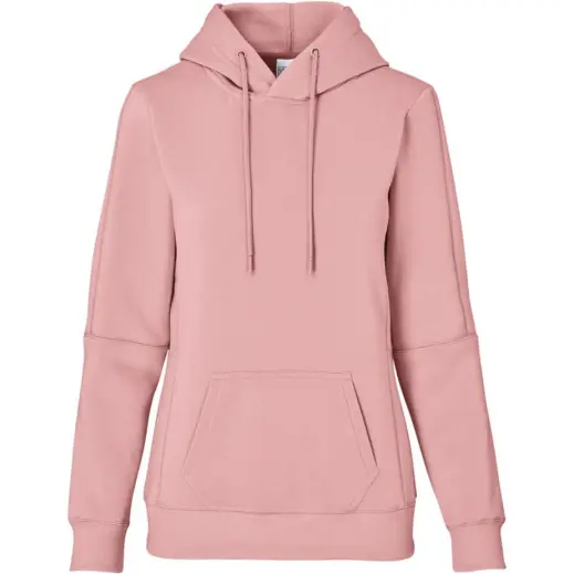 Ladies Vital Hooded Sweater Peach Front